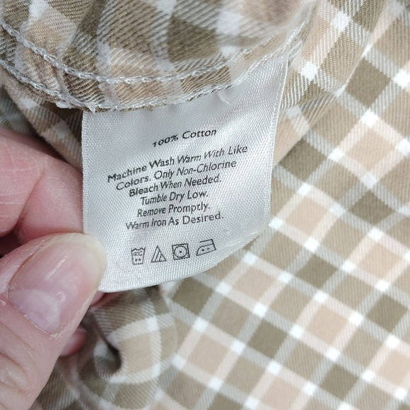 Eddie Bauer LT men's long sleeved button down shirt - Picture 6 of 11